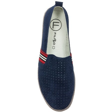 Filippo DP2309-21NV Flat Shoes