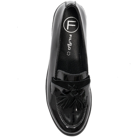 Filippo DP3162/23 BK L Black Low Shoes