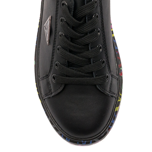 Filippo DP4480/23 BK MLT women's Platform Black Low Shoes