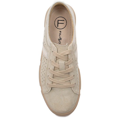Filippo DP4531-23BE Beige Trainers
