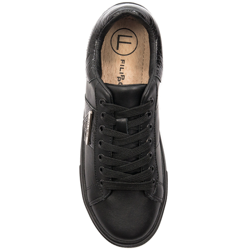 Filippo DP4707/23 BK Black women's Platform Low Shoes