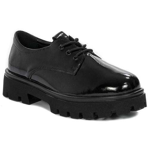 Filippo DP4729/23 BK L Black Pattent women's Low Shoes