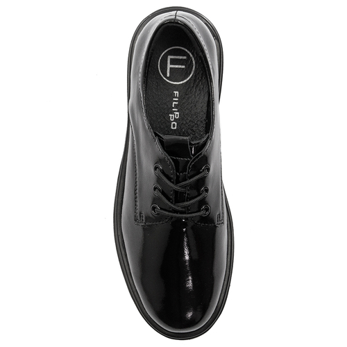 Filippo DP4729/23 BK L Black Pattent women's Low Shoes