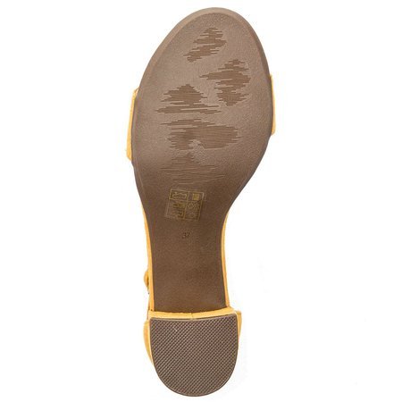 Filippo DS787-20 Yellow Sandals