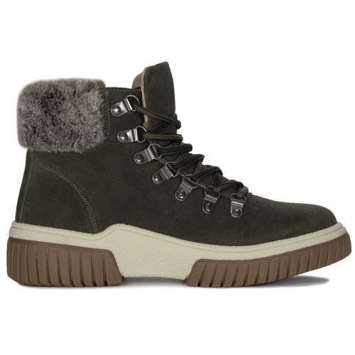 Filippo Khaki Women's Ankle Boots