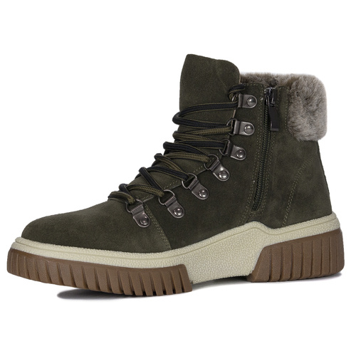 Filippo Khaki Women's Ankle Boots