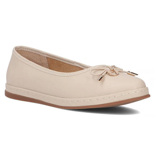 Filippo Leather Beige Low Shoes