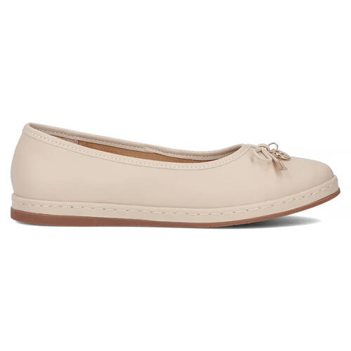 Filippo Leather Beige Low Shoes