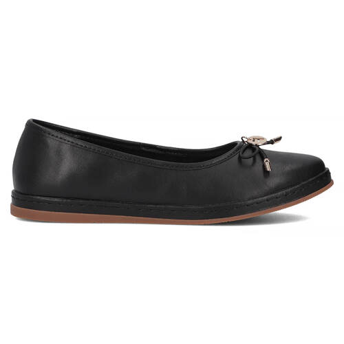 Filippo Leather Black Low Shoes