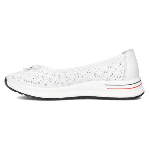 Filippo Leather White Low Shoes