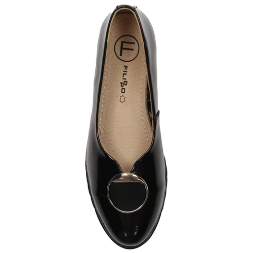 Filippo Leather women's Black low shoes