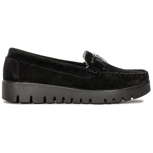 Filippo Loafers Leather Black Shoes 