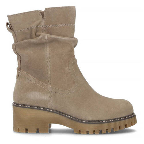 Filippo Taupe Suede Leather Women's Boots