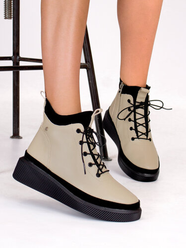 Filippo Warmed Beige Boots