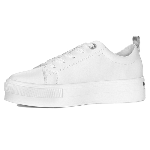 Filippo White Leather Sneakers