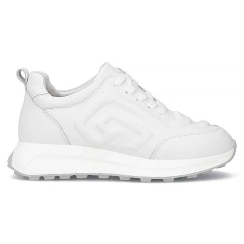 Filippo White Leather Sneakers