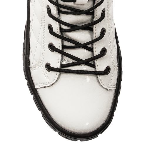 Filippo White Women's Lace-Up Boots DBT3944/22 WH