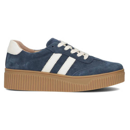 Filippo Women's Blue Leather Sneakers