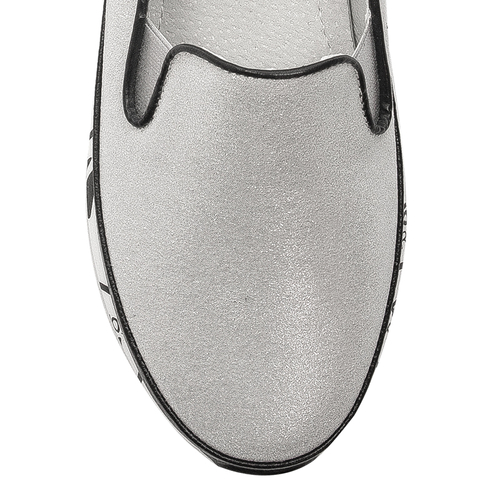 Filippo Women's Low shoes Leather Silver