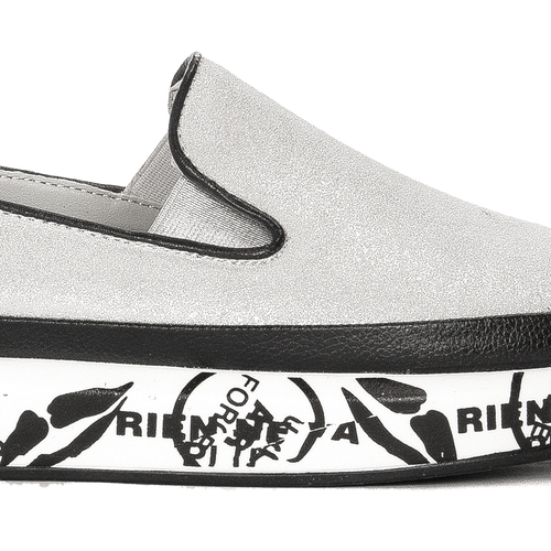 Filippo Women's Low shoes Leather Silver