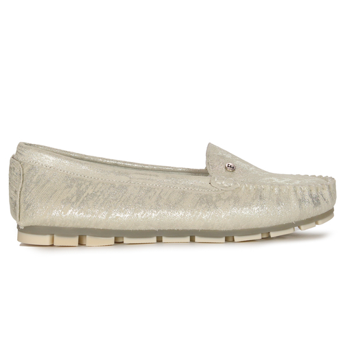 Filippo Women's Moccasins Leather Gold