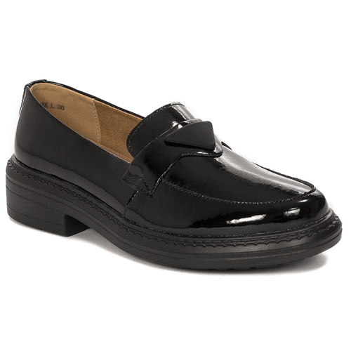 Filippo Women's Shoes Leather Lacquered Black