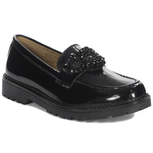 Filippo Women's Shoes Leather Lacquered Black