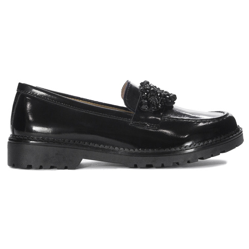 Filippo Women's Shoes Leather Lacquered Black