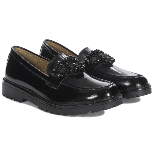 Filippo Women's Shoes Leather Lacquered Black