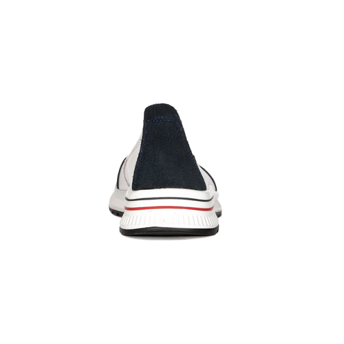 Filippo Women's White and Navy Low Shoes