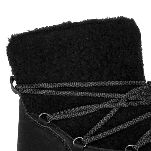 Filippo Women's black insulated snow boots