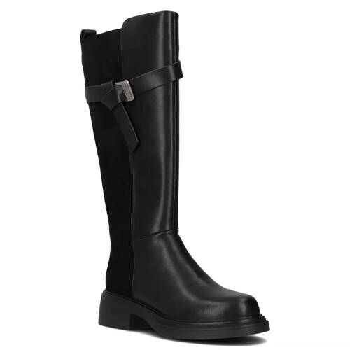 Filippo Women's black leather boots