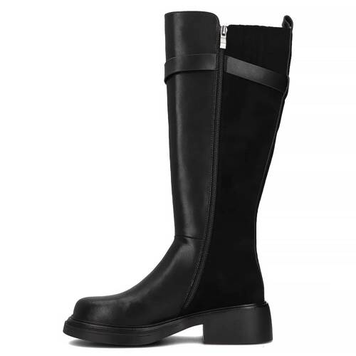 Filippo Women's black leather boots