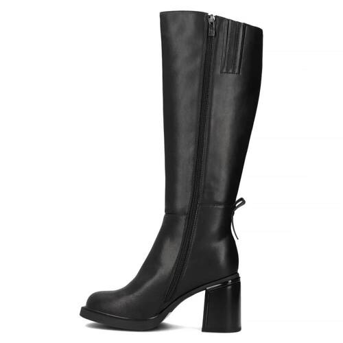 Filippo Women's black leather boots