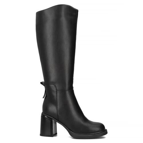 Filippo Women's black leather boots