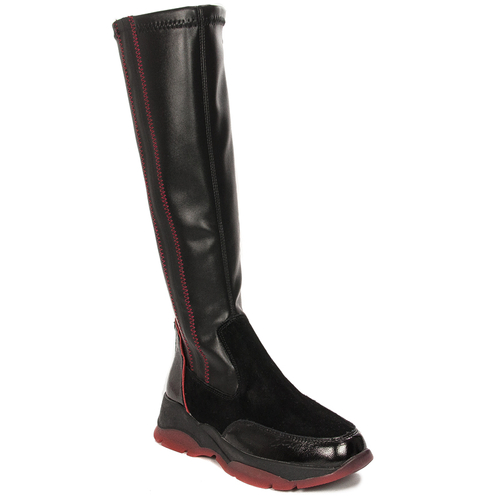 Filippo Women's black leather boots