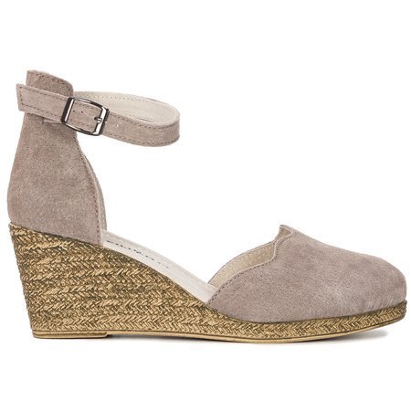 Filippo Women's shoes espadrilles on a wedge Sand Beige