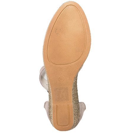 Filippo Women's shoes espadrilles on a wedge Sand Beige