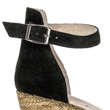 Filippo Women's shoes espadrilles on the wedge Black