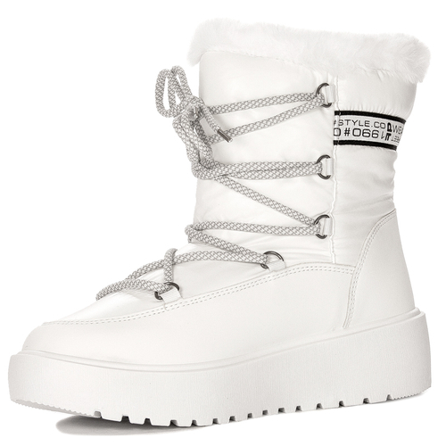 Filippo Women's white insulated snow boots
