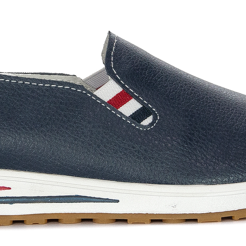 Filippo leather Navy blue shoes