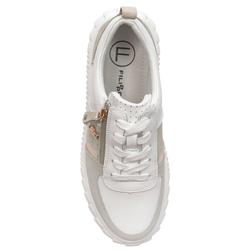 Filippo leather white Low Shoes Sneakers