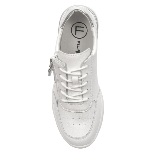 Filippo leather white Low Shoes Sneakers