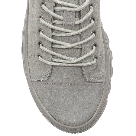 Filippo women's leather Grey shoes