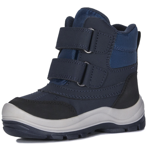 GEOX Children's Boys' insulated Velcro boots Dark Blue Black