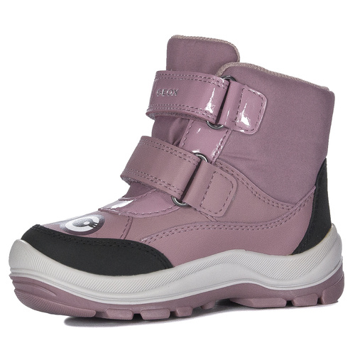 GEOX Children's insulated Velcro boots Dark Pink