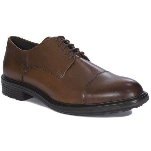 GEOX Men's Cognac Low Shoes