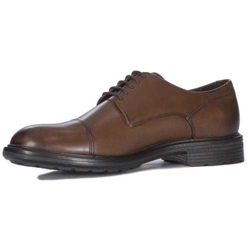 GEOX Men's Cognac Low Shoes