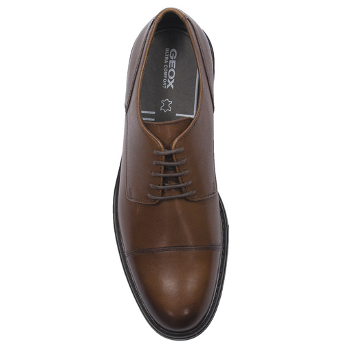 GEOX Men's Cognac Low Shoes