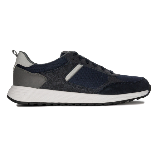 GEOX Men's U Molveno Navy/DK Grey navy blue sneakers